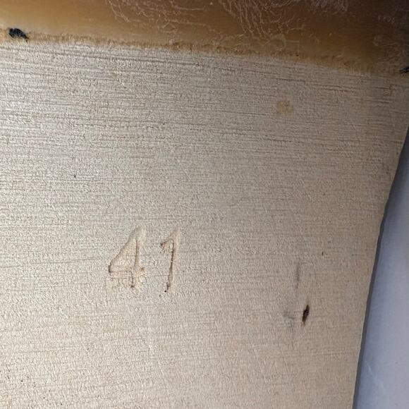 Swedish Hasbeens Ann Low Sandals Mules Clogs Black Leather Wooden Sole Size 41 - Picture 6 of 13